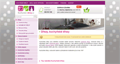 Desktop Screenshot of kuchynske-drezy.cz